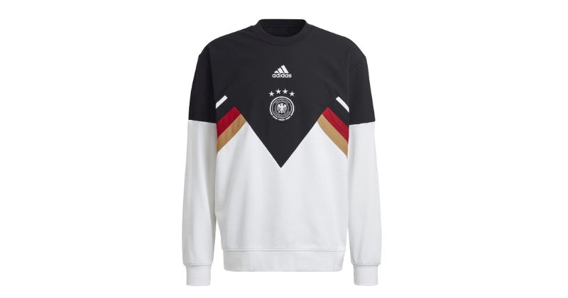 adidas germany icon sweatshirt in white