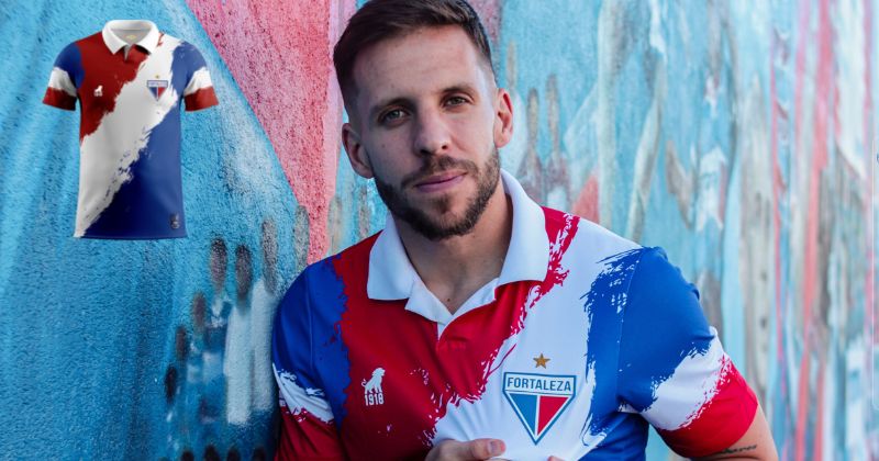 fortaleza special fathers day shirt 2022 in white blue and red