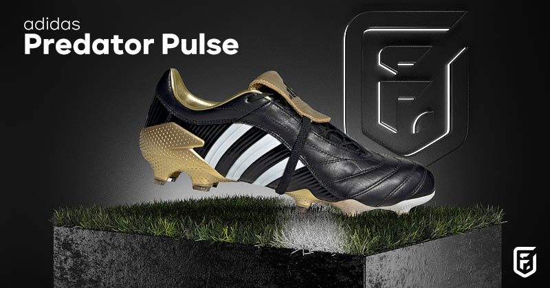 adidas predator pulse football boots in black and gold