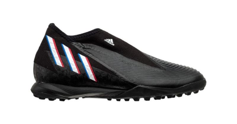 adidas predator edge tf astro turf boot laceless black