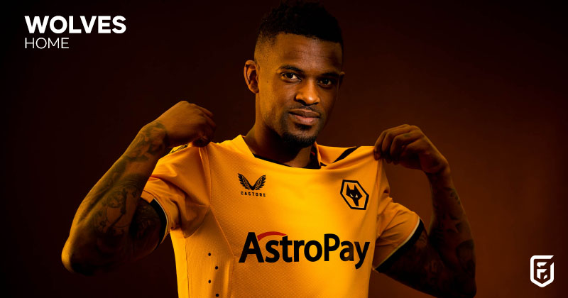 wolves home shirt 2022 23