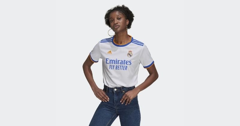 womens real madrid football shirt