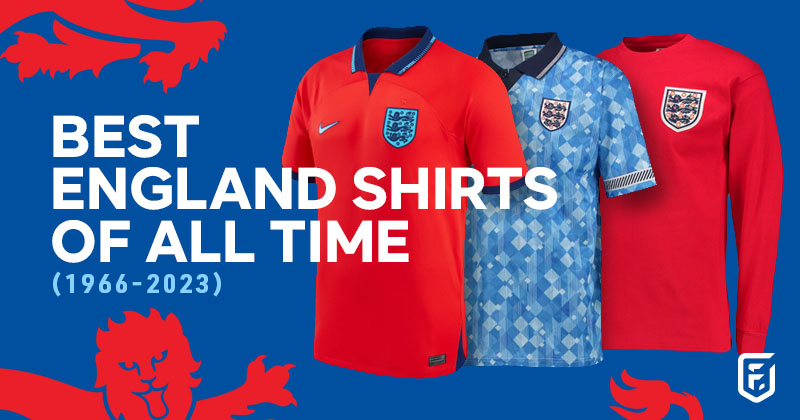 The 10 best England football shirts of all time (1966-2023)