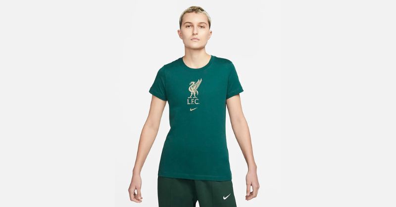 womens liverpool t shirt in teal