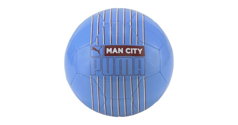 kids puma man city ftblcore football in blue
