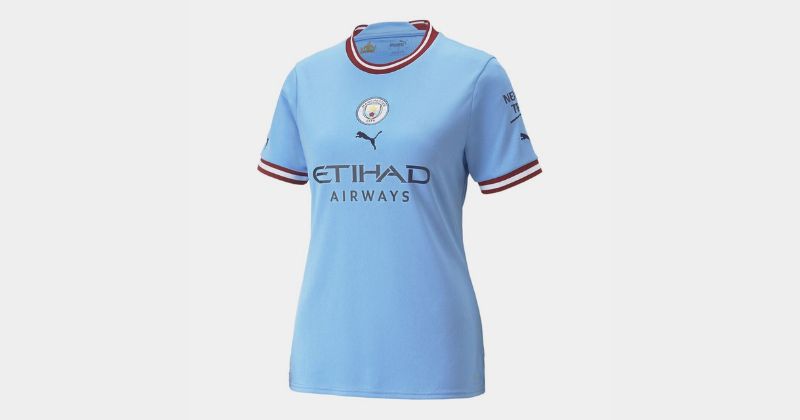 womens man city home shirt 2022-23 in blue