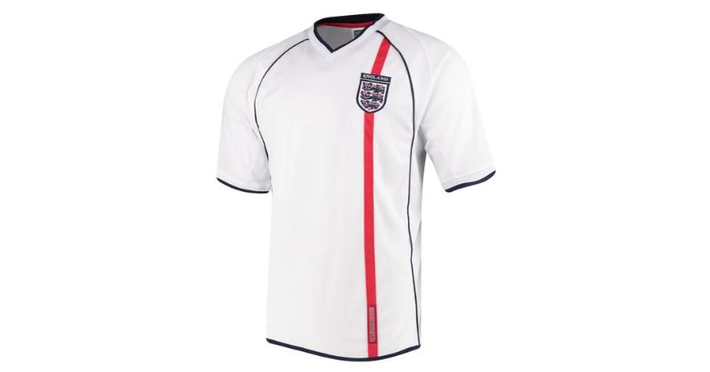 england 2002 home shirt in white