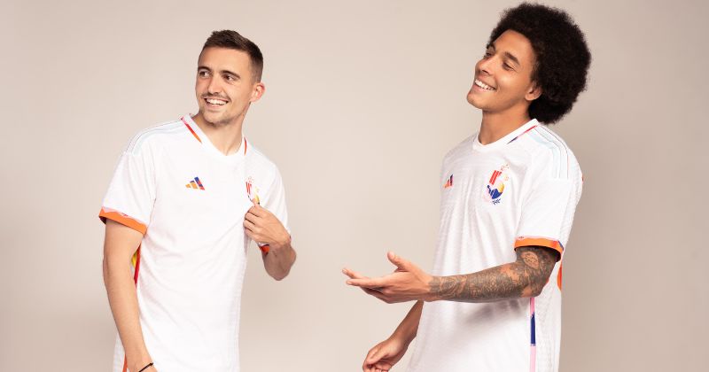 belgium 2022 away kit in white