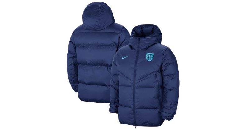 england 2022 nike down jacket in navy