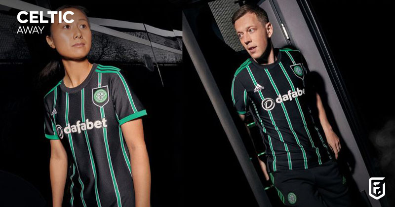 celtic away shirt 2022-23 in green and black