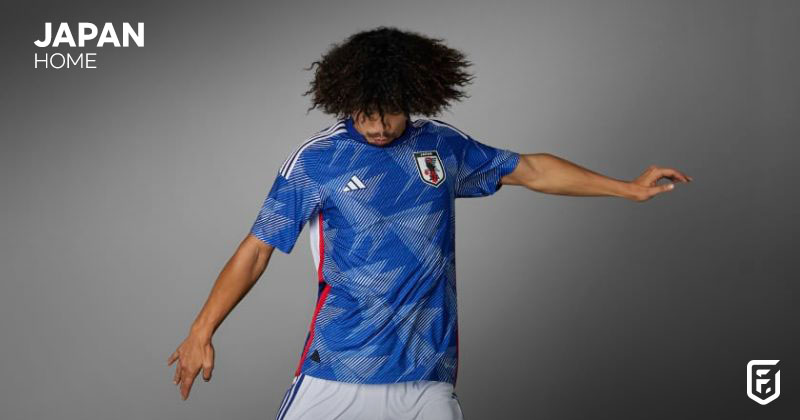 japan home shirt 2022-23 in blue and white