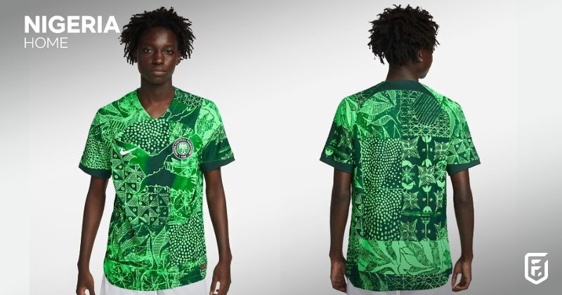 nigeria home shirt 2022-23 in green