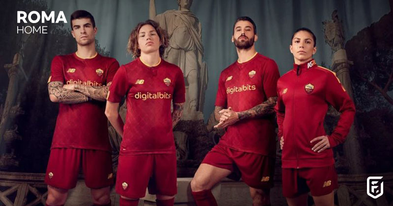 roma home shirt 2022-23 in maroon