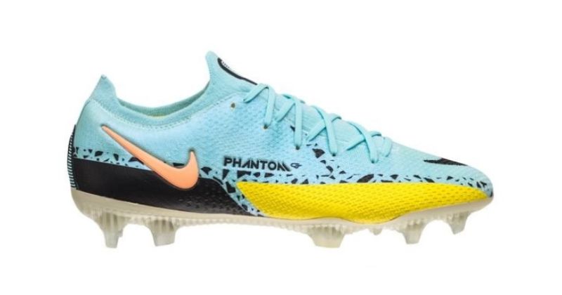 nike phantom gt2 elite football boots in turquoise and yellow