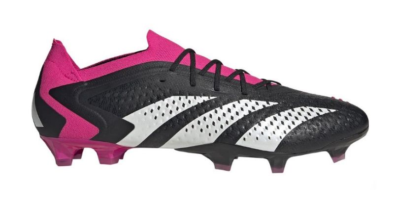 adidas predator accuracy.1 low football boot in black and pink