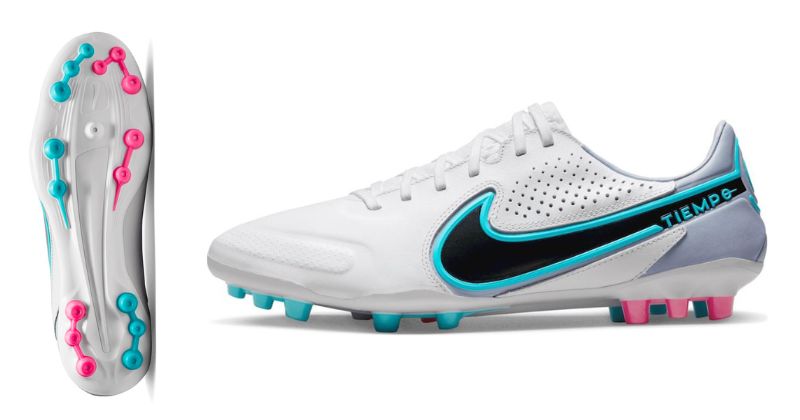 nike tiempo legend 9 ag football boots in white