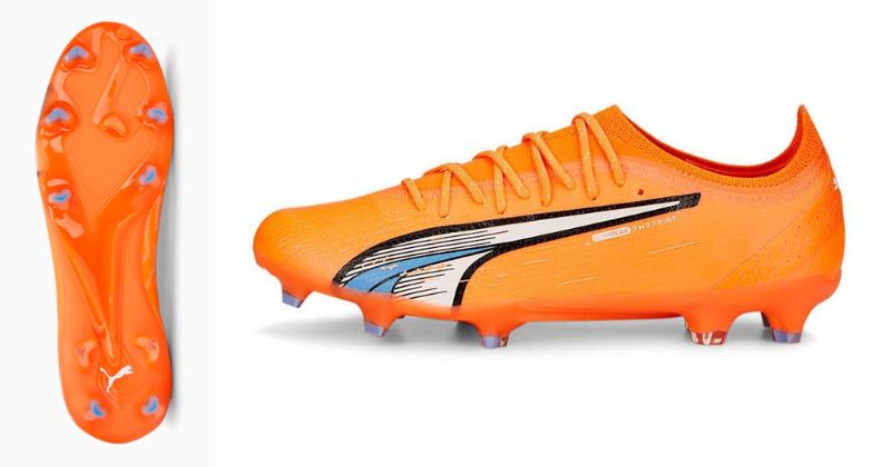 puma ultra fg ag football boots in orange