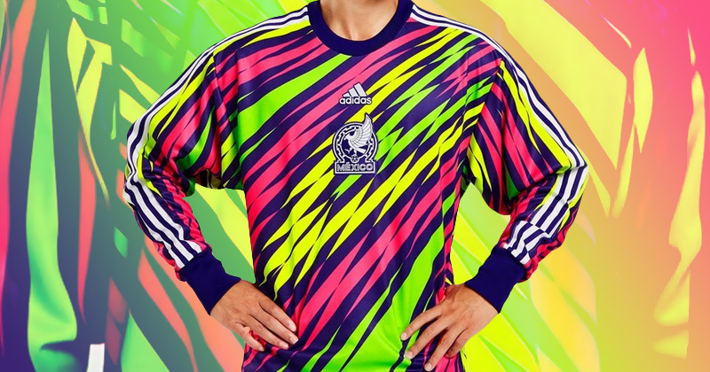 mexico goalkeeper icon shirt 2022-23 in multi colours