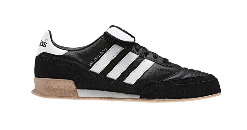 adidas mundial goal indoor football shoes in black