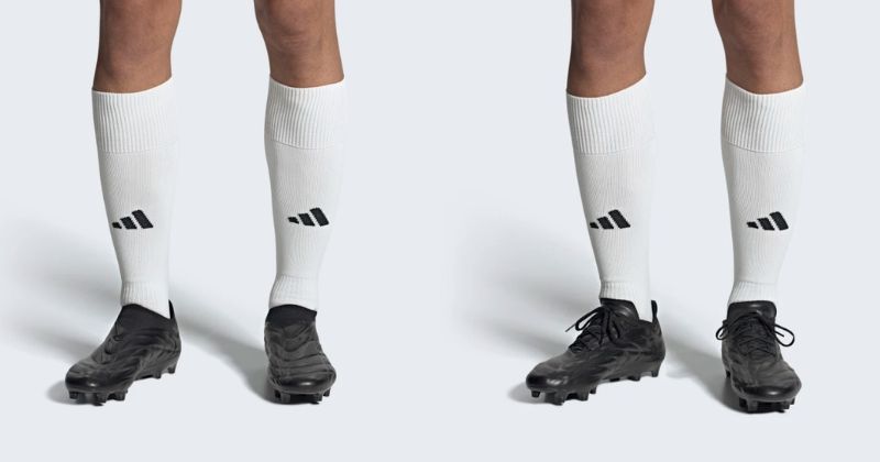 adidas copa pure football boots in laceless and laced versions