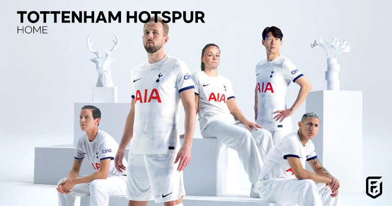 tottenham hotspur 2023-24 home shirt in white