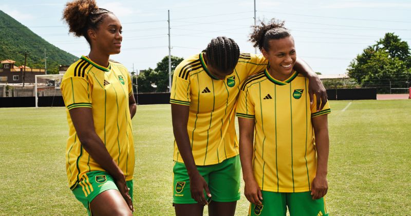 womens jamaica home shirt 2023 in yellow
