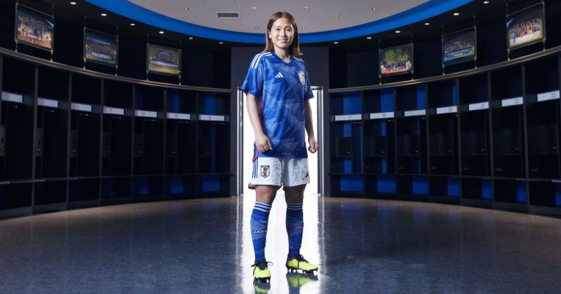 womens japan home shirt 2023 in blue