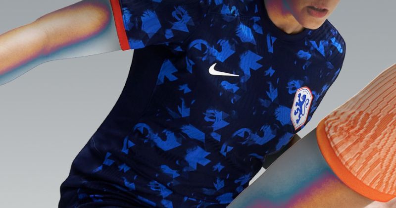 womens netherlands away shirt 2023 in blue