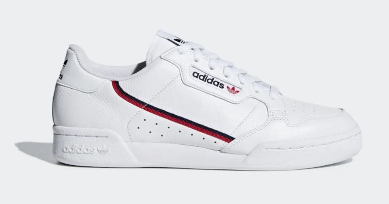 adidas continental 80 trainer in white