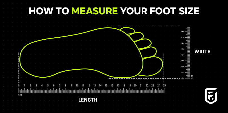 how to measure foot size chart uk measurements