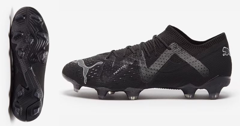puma future low football boots in black
