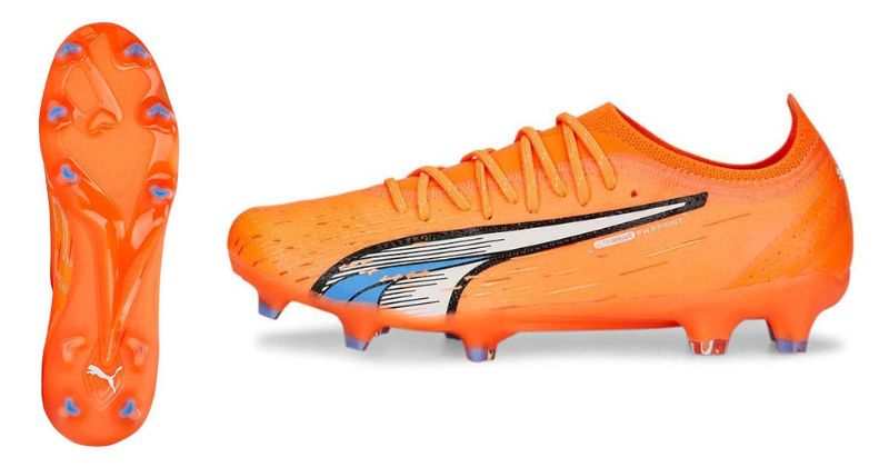 puma ultra football boots in orange