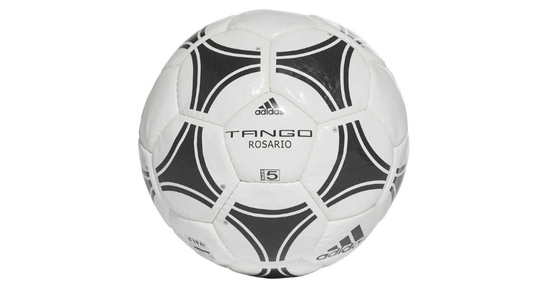 adidas tango rosario football in black and white