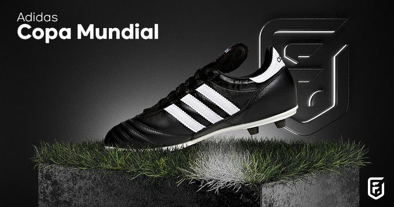 adidas copa mundial football boot in black and white