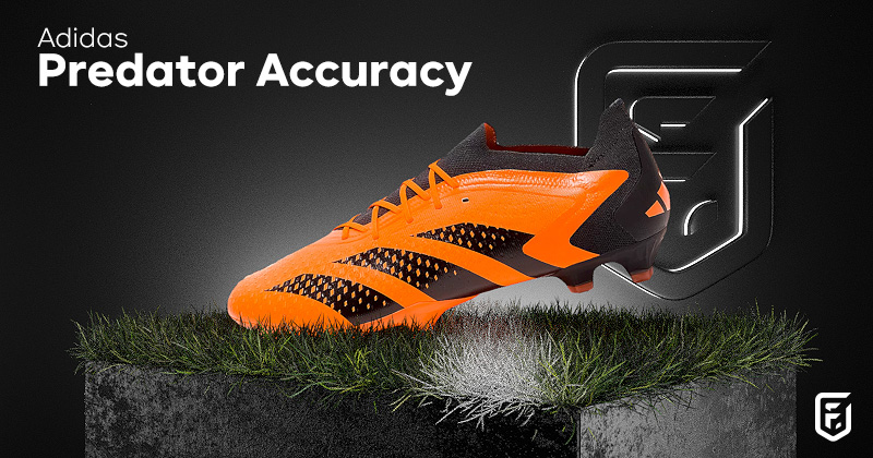 adidas predator accuracy low football boot in orange and black