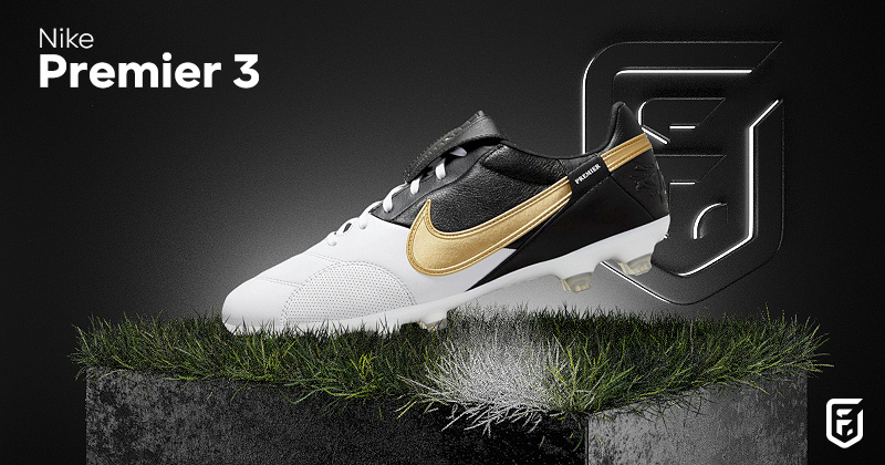 nike premier 3 football boot in black and white