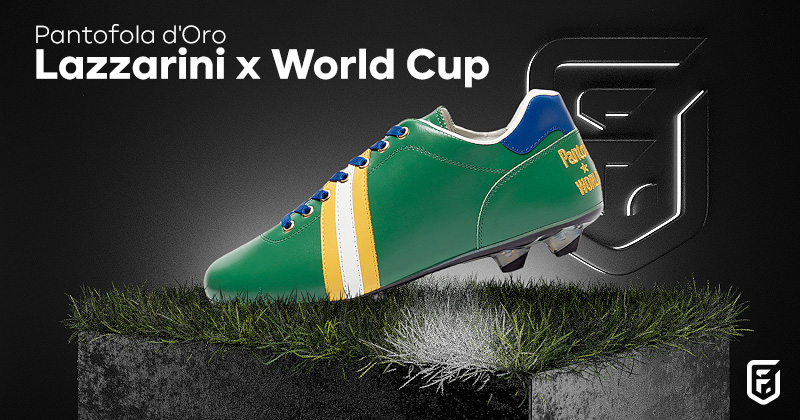 pantolfola d oro football world cup football boot brazil in blue green and yellow