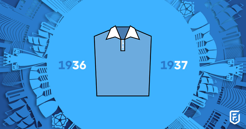 manchester city 1936-37 home shirt