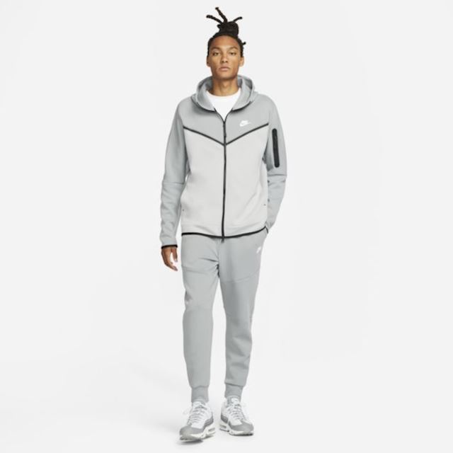 Nike Sportswear Tech Fleece Men's Full-Zip Hoodie - Grey | DV0537-074 ...