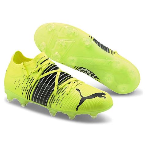 Puma Future Z 2 1 Fg Ag Game On Yellow Alert Puma Black Puma White Kids 01 Footy Com