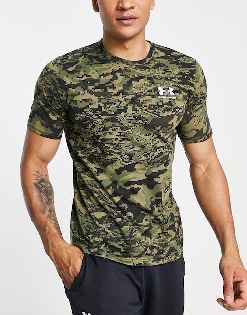 Under Armour Men's UA ABC Camo Short Sleeve | 1357727-001 | FOOTY.COM