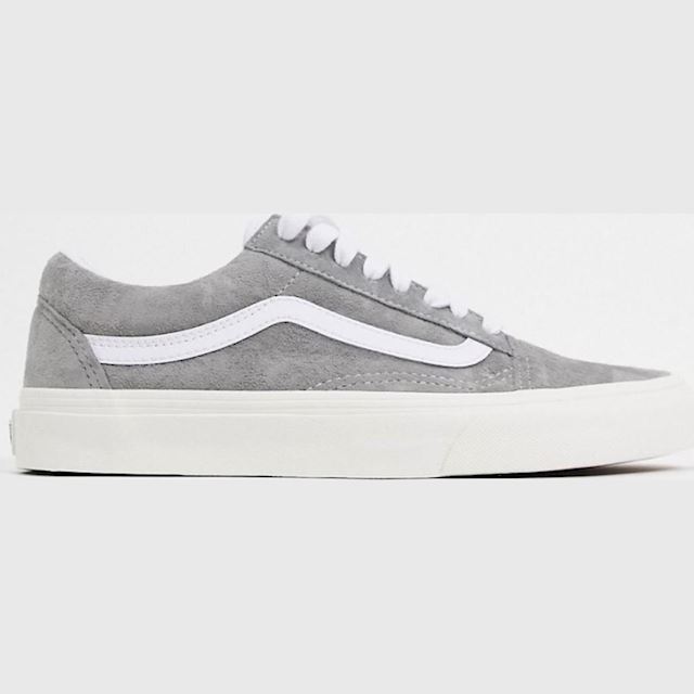 vans ua old skool suede trainers in grey