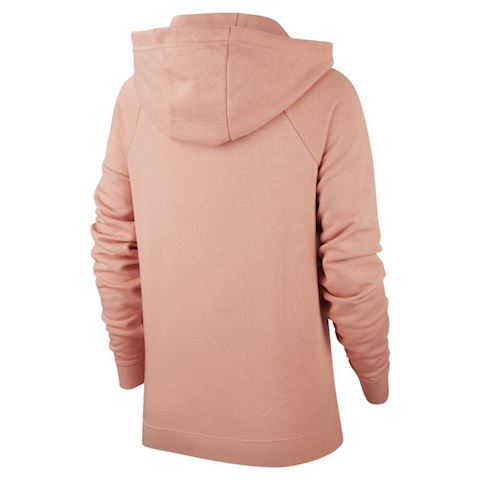 nike funnel neck hoodie pink