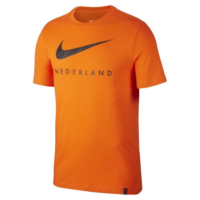 Nike Netherlands Men's Football T-Shirt - Orange | CD1424-829 | FOOTY.COM