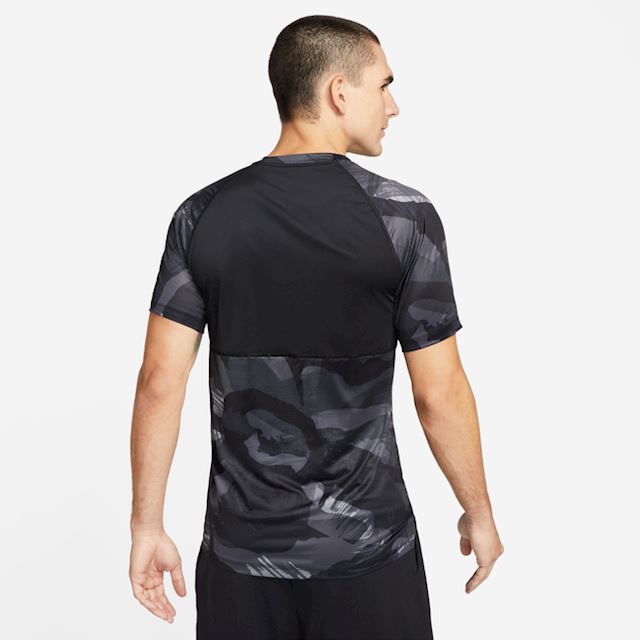 Nike Pro Dri-FIT Men's Short-Sleeve Slim Camo Top - Black | DQ8361-010 ...