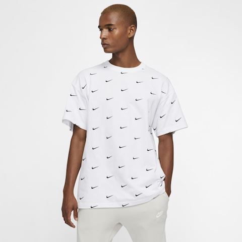 Nike Men's Swoosh Logo T-Shirt - White | CK4094-100 | FOOTY.COM