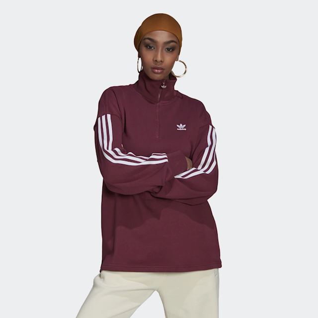 adidas Adicolor Classics Half-Zip Sweatshirt | H35636 | FOOTY.COM