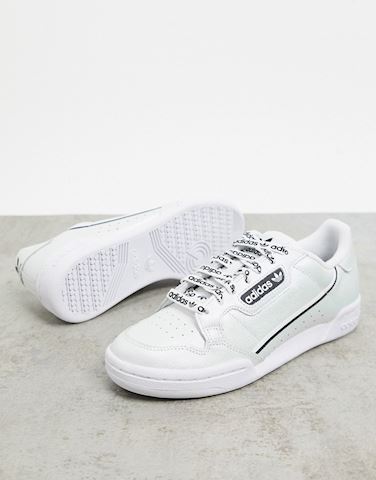 adidas originals white continental 80 trainers