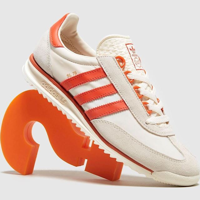 adidas sl76 white orange