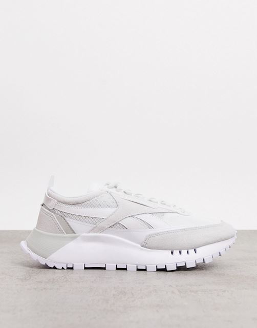 Reebok Classic Legacy trainers in triple white | FY7379 | FOOTY.COM